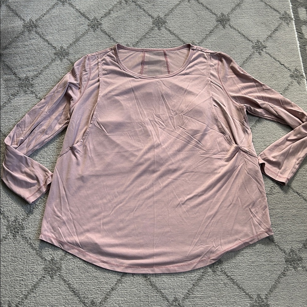 Miduli Mauve Long Sleeve Breast Feeding Top